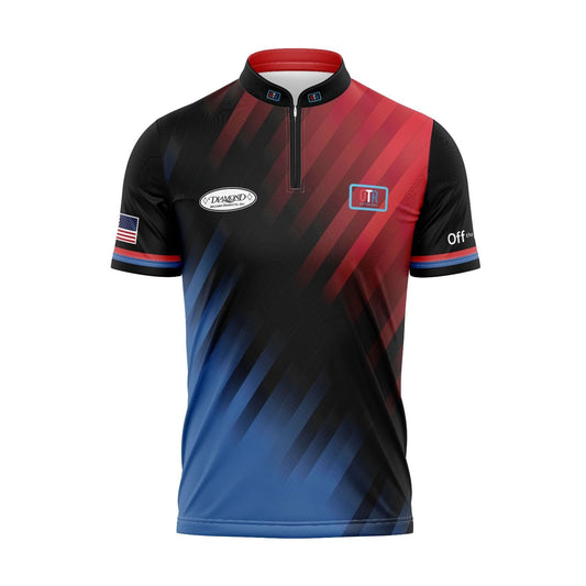 Brushed Patriotic Performance Collar Polo- Non Customizable
