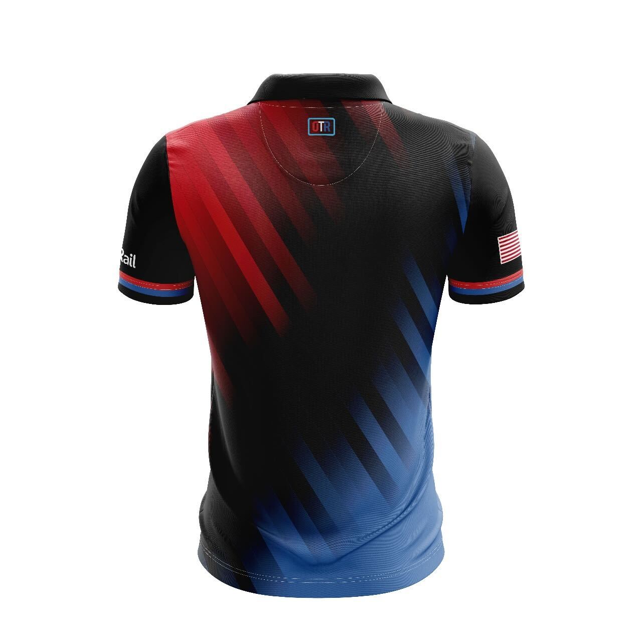 Brushed Patriotic Standard Collar Polo- Non Customizable