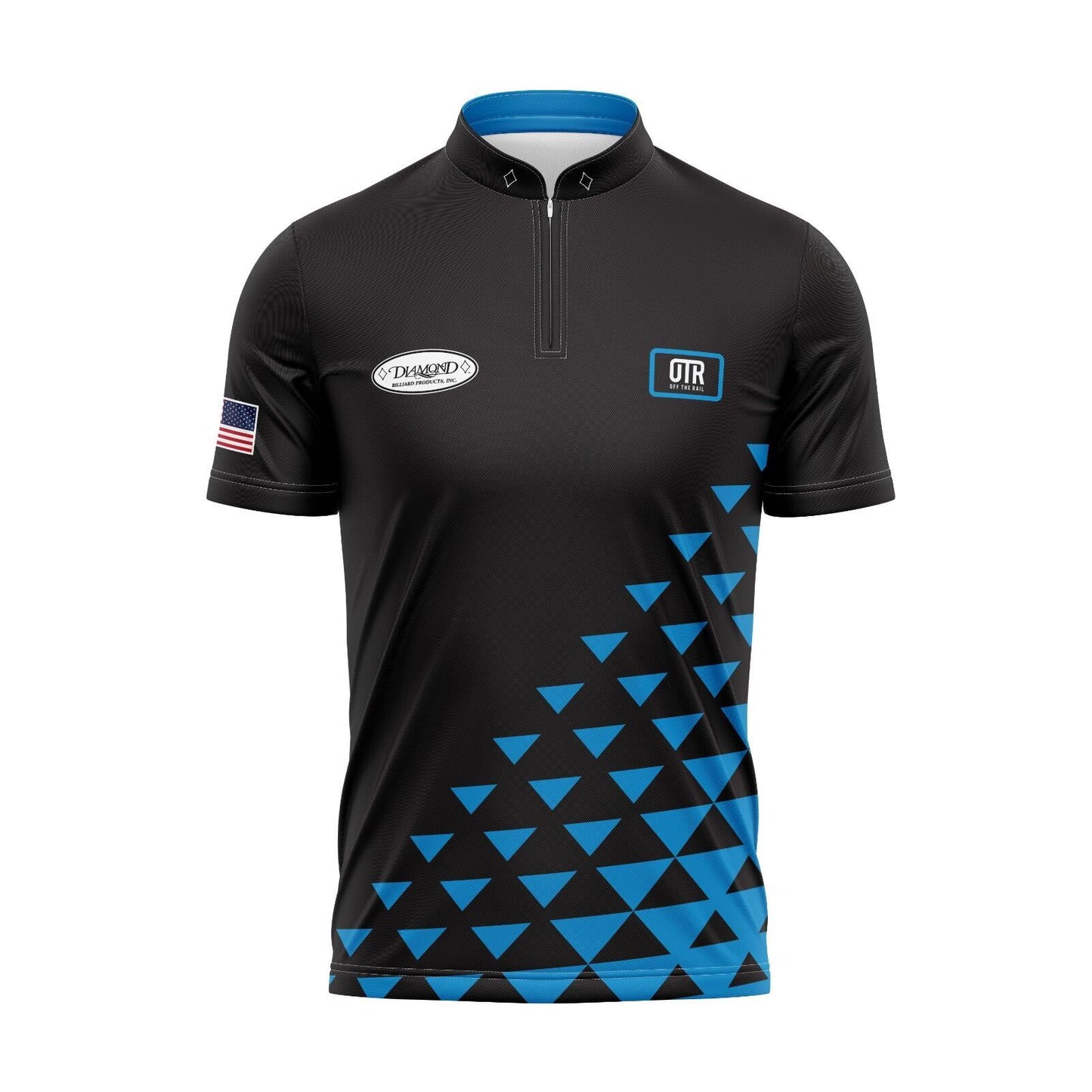 PYRAMID FADE- Blue and Black