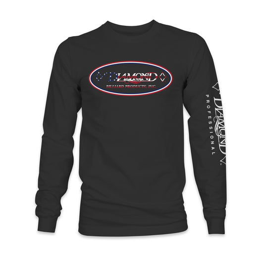 DIAMOND PATRIOTIC TEE- LONG SLEEVE