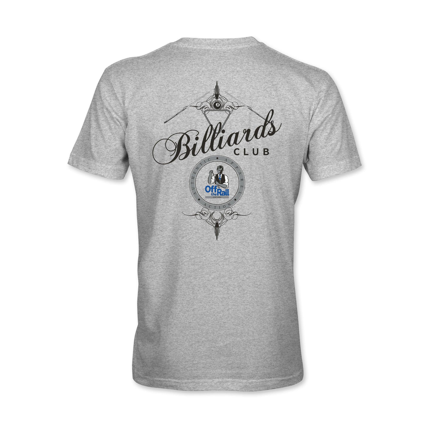 Billiard's Club Black Ink T-shirt - Off The Rail Apparel