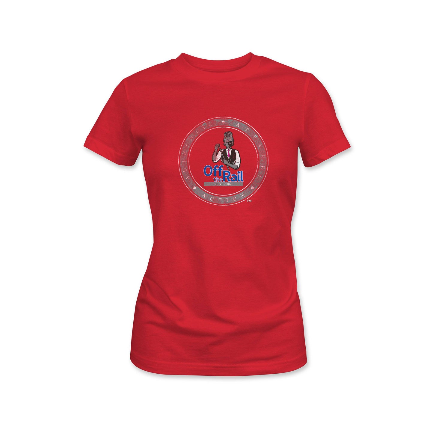 Distressed Women's T-shirt - Off The Rail Apparel