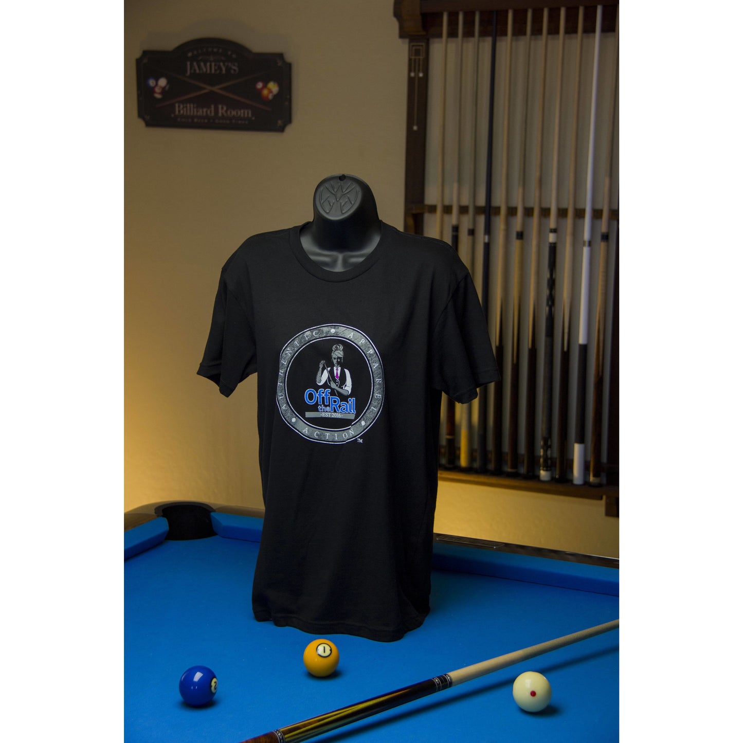 Distressed Center Front Women's T-shirt - Off The Rail Apparel