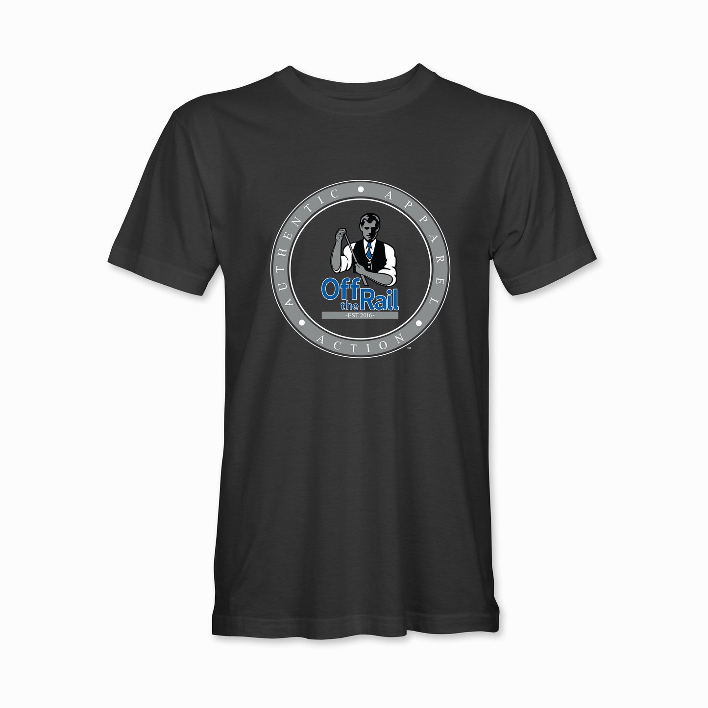 Center Front Men's Logo T-shirt - Off The Rail Apparel