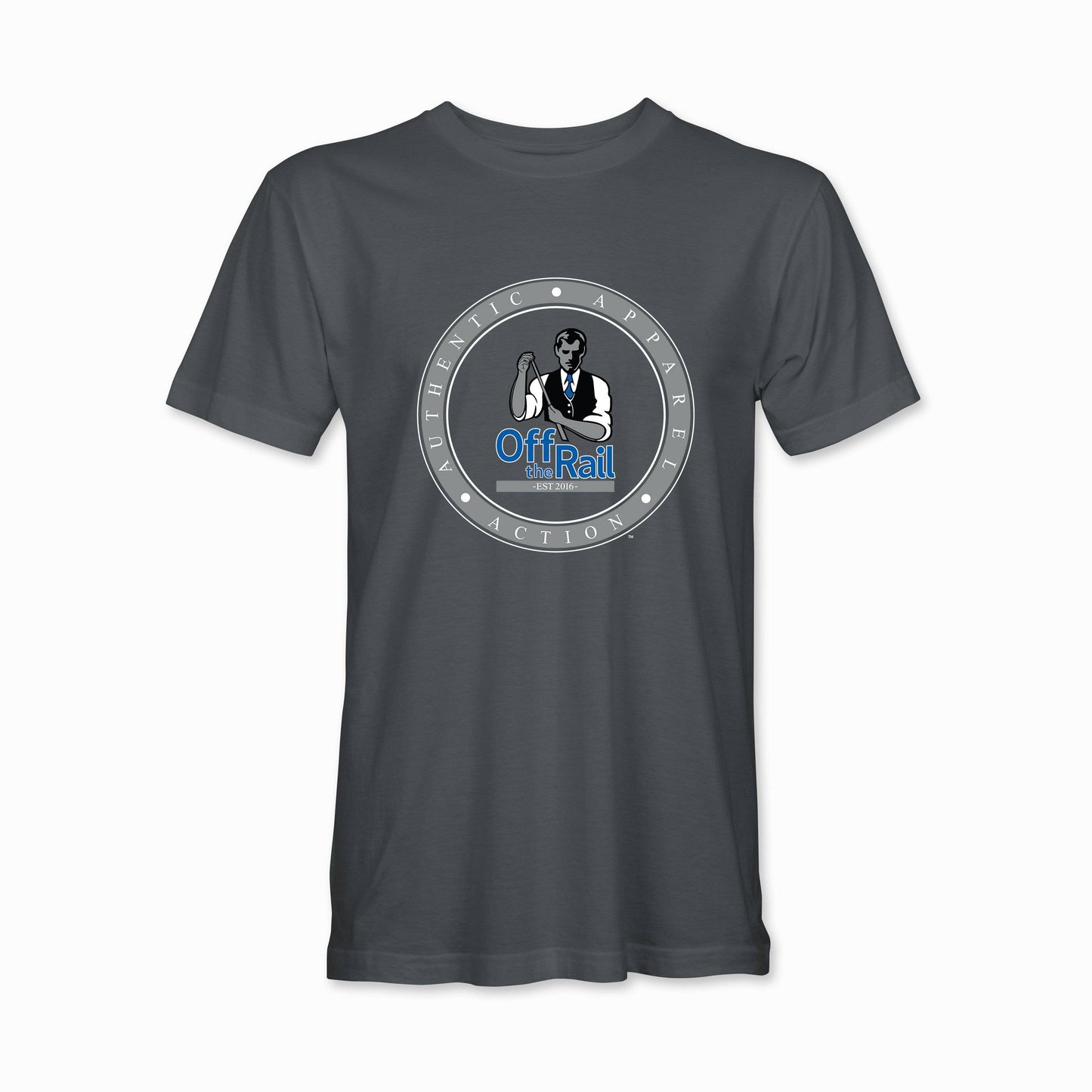 Center Front Men's Logo T-shirt - Off The Rail Apparel