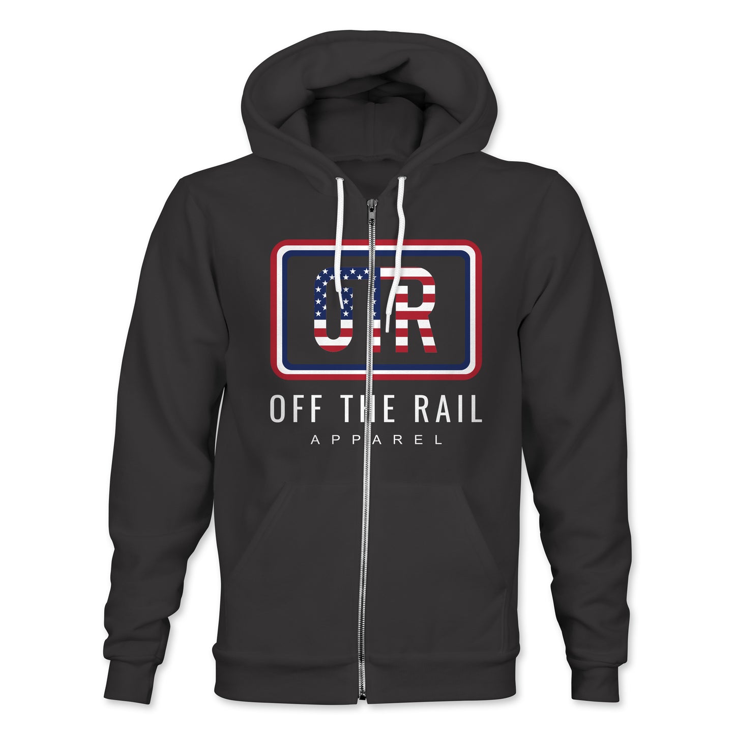 RED, WHITE, AND BLUE- PATRIOTIC- HOODIE