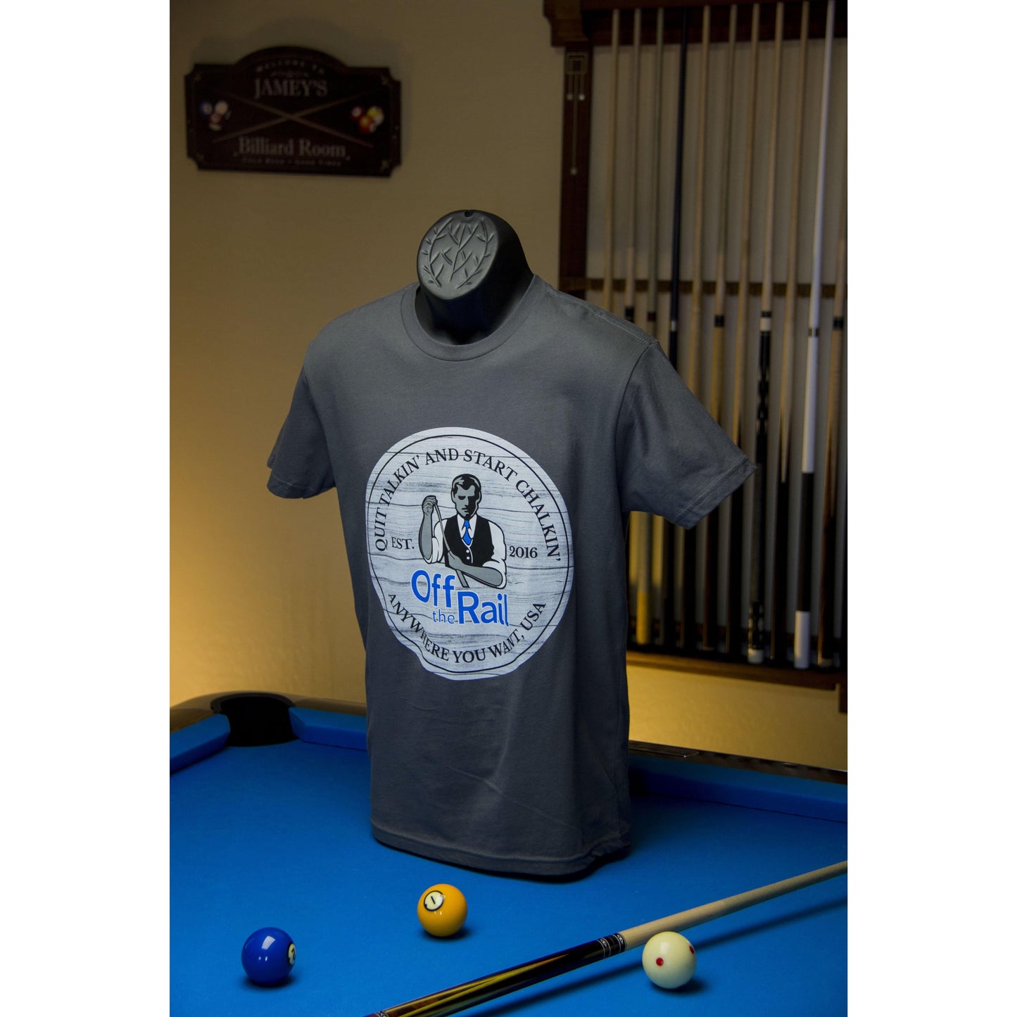Quit Talkin' Start Chalkin' T-shirt - Off The Rail Apparel