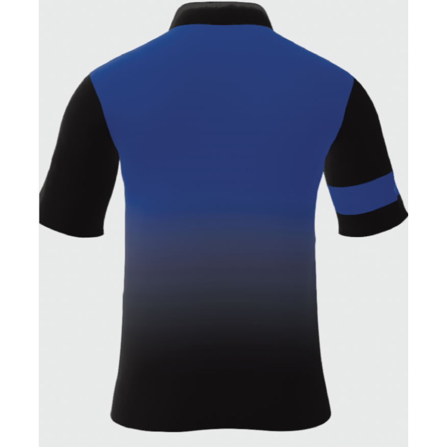 Womens Team Blue/Black Player Standard Polo - Off The Rail Apparel