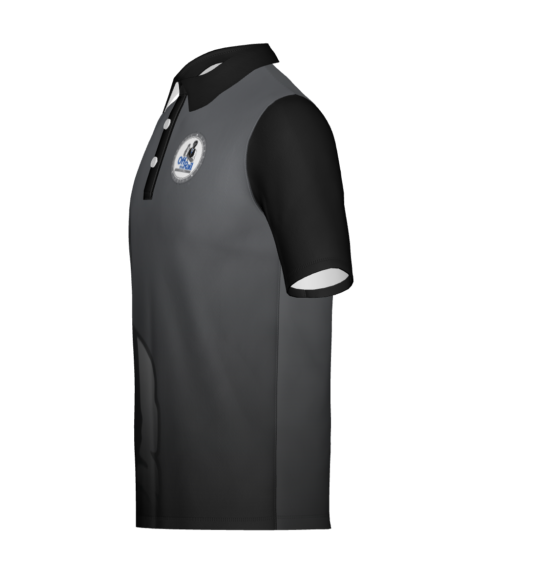 Gray/Black Watermark Standard Polo- Non Customizable