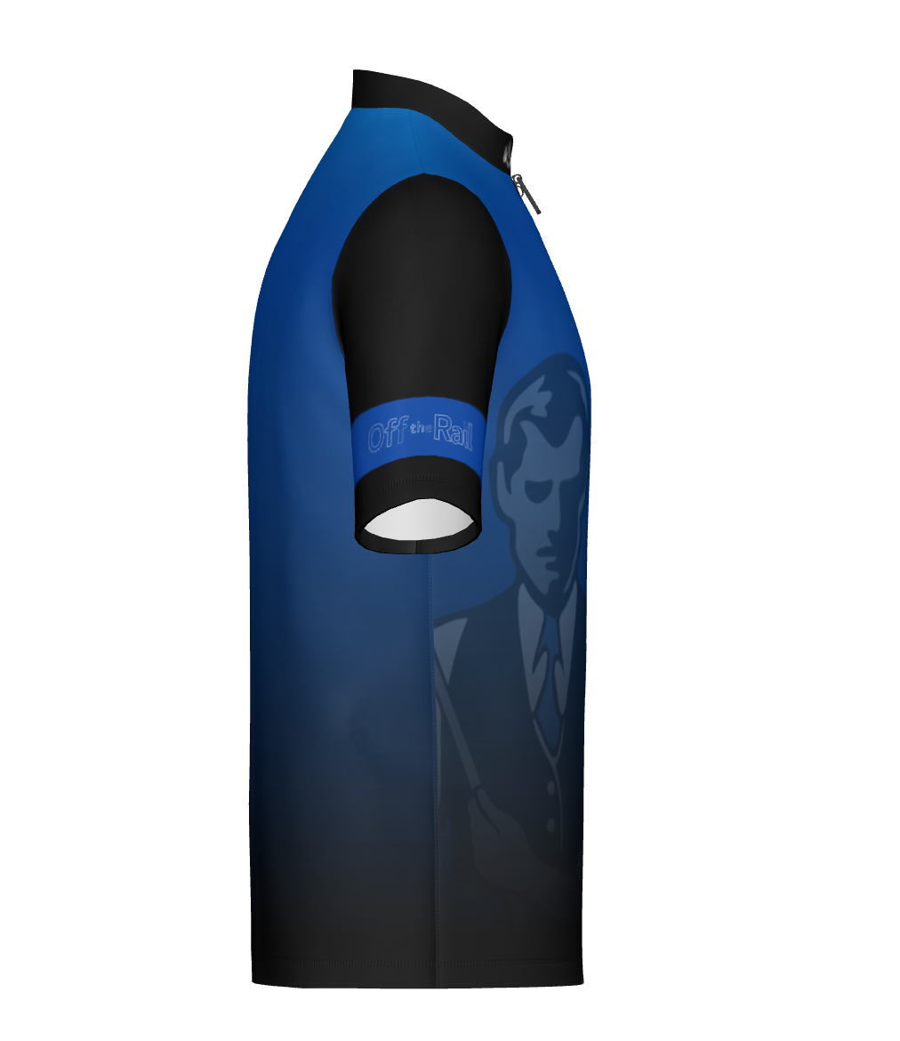 Blue/Black Watermark Performance Polo- Non Customizable