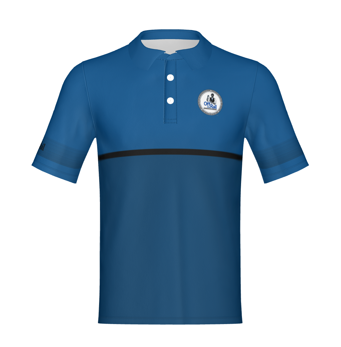 Two Tone Blue Standard Polo-Non Customizable