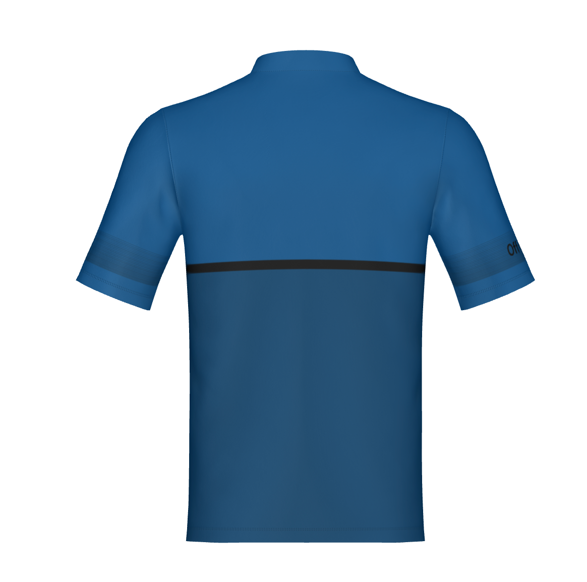 Two Tone Blue Performance Polo- Non Customizable