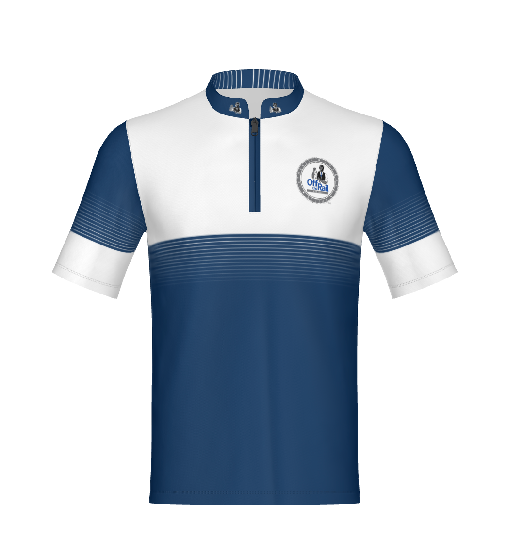 Halftone Blue Fade Performance Polo-Non Customizable