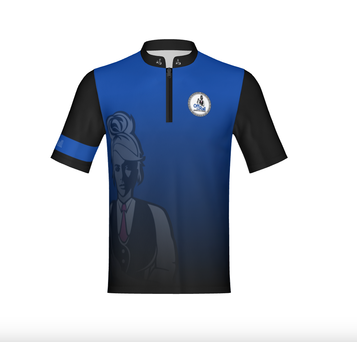 Womens Blue/Black Player Performance Polo- Non Customizable