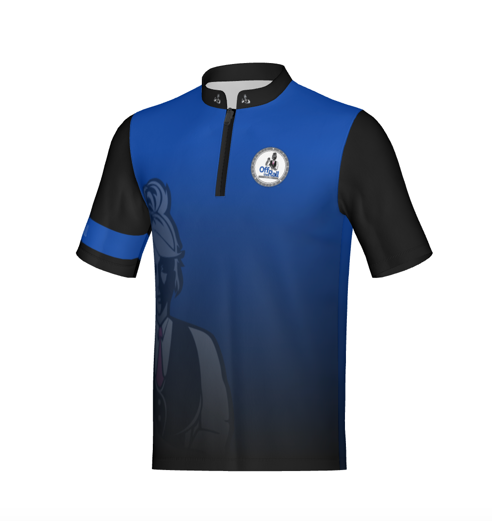 Womens Blue/Black Player Performance Polo- Non Customizable