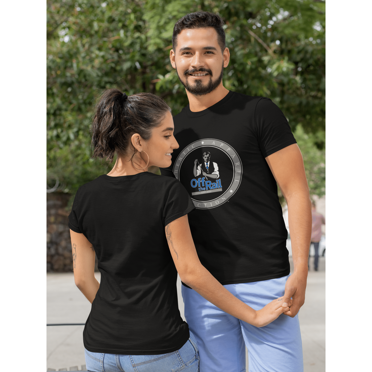 Center Front Men's Logo T-shirt - Off The Rail Apparel
