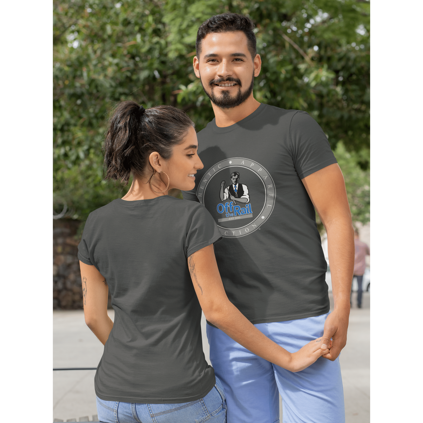 Center Front Men's Logo T-shirt - Off The Rail Apparel