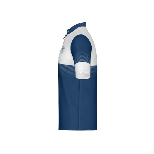Blue and White Half tone Performance Collar Customizeable