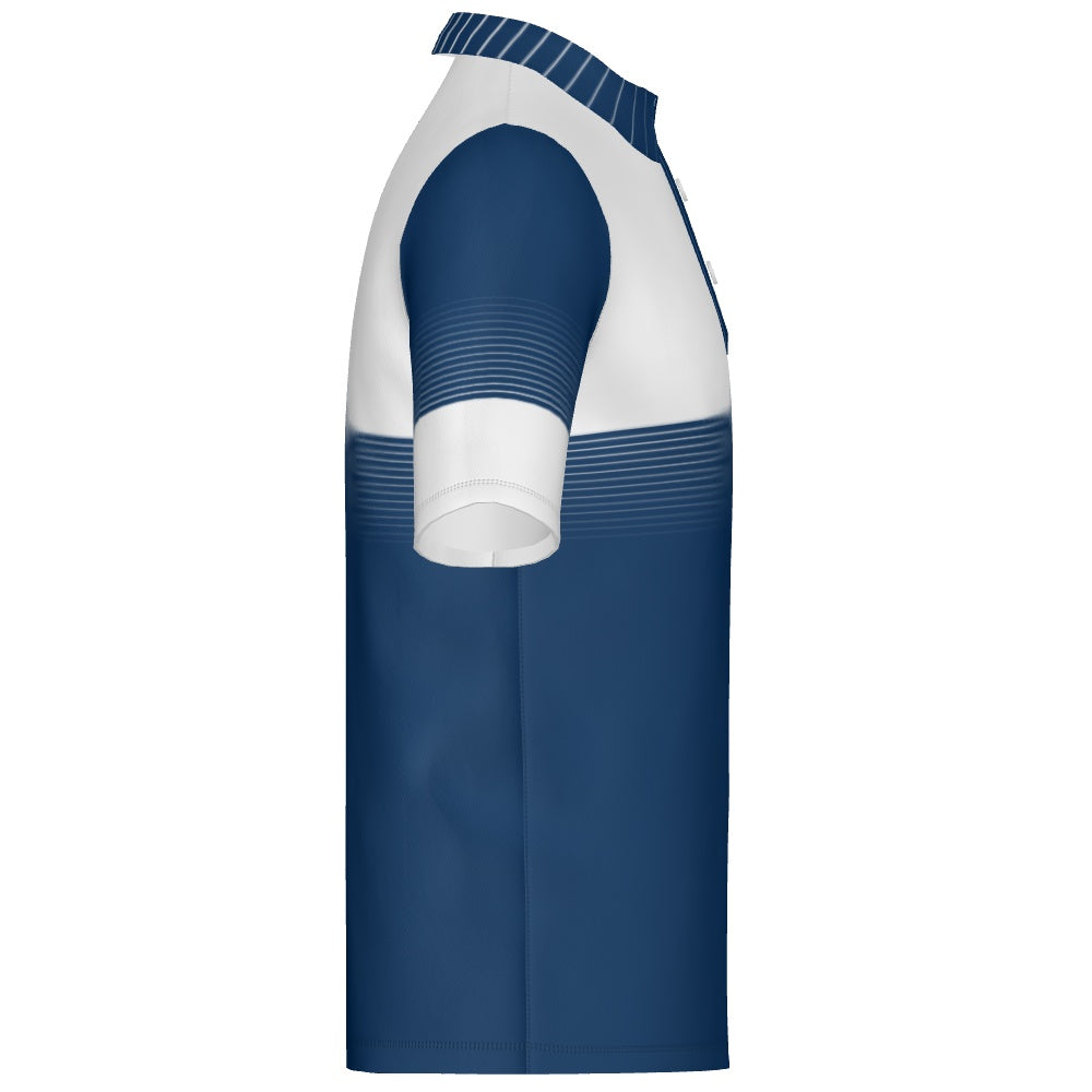 Blue and White Half tone Standard Collar Customizeable