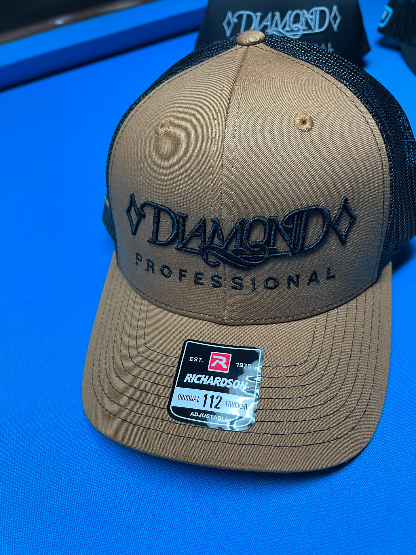 DIAMOND PROFESSIONAL TRUCKER HAT EMBROIDERED