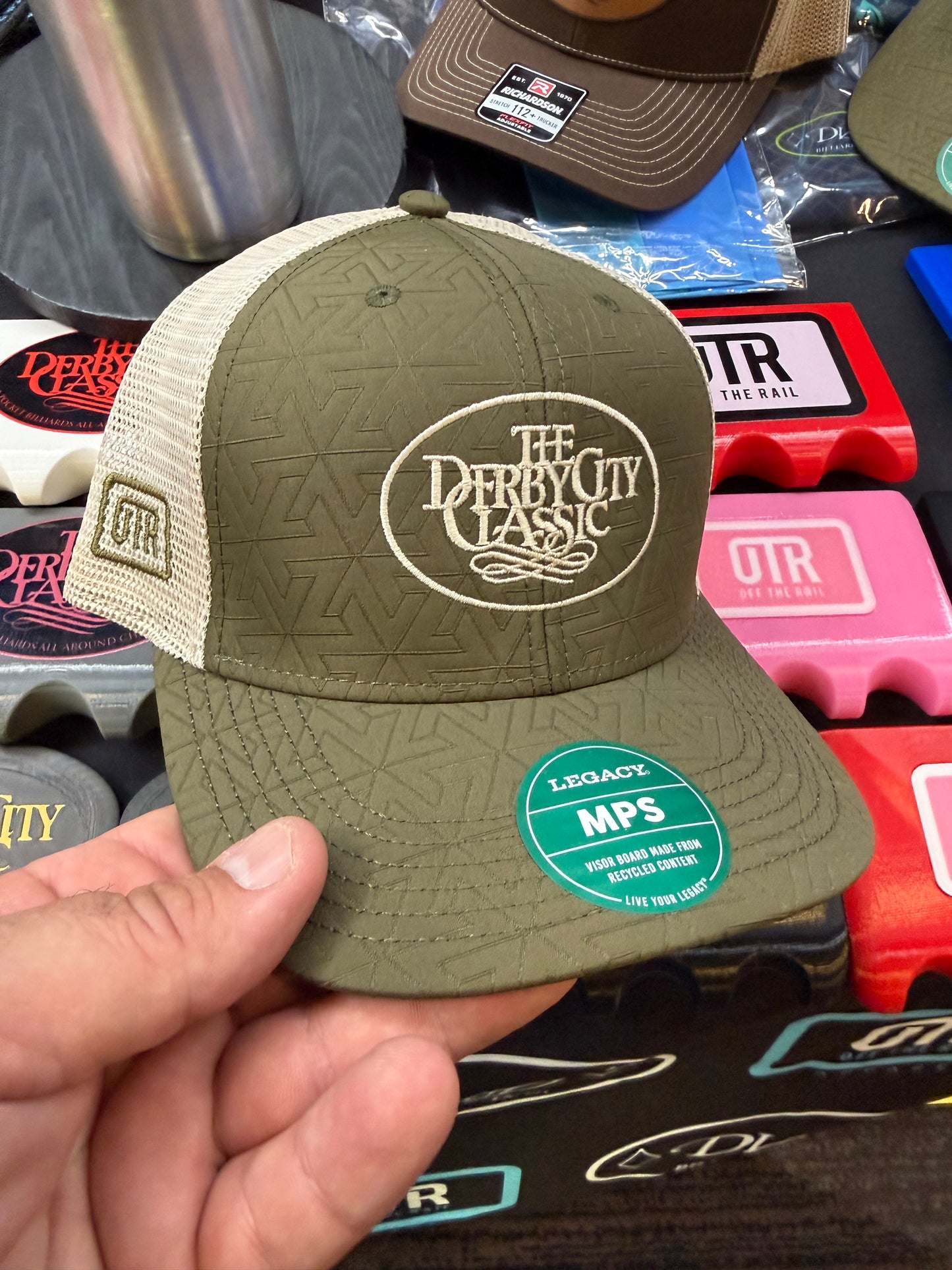 DERBY HATS- QUILTED-EMBROIDERED