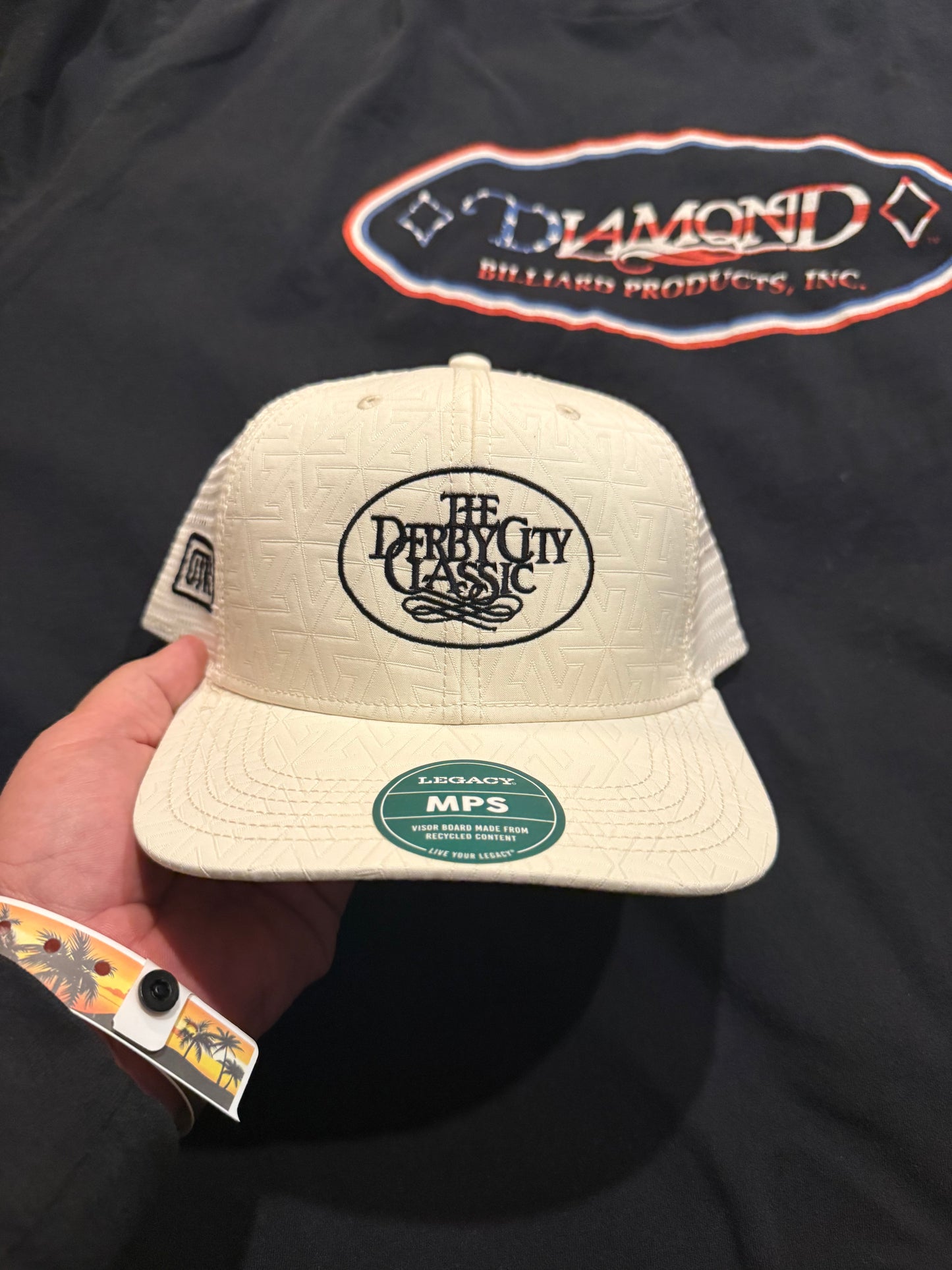 DERBY HATS- QUILTED-EMBROIDERED