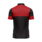 Halftone Fade Red and Black Standard Button Up Collar