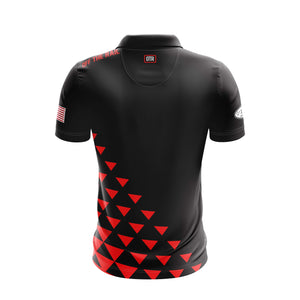 PYRAMID FADE- Red and Black