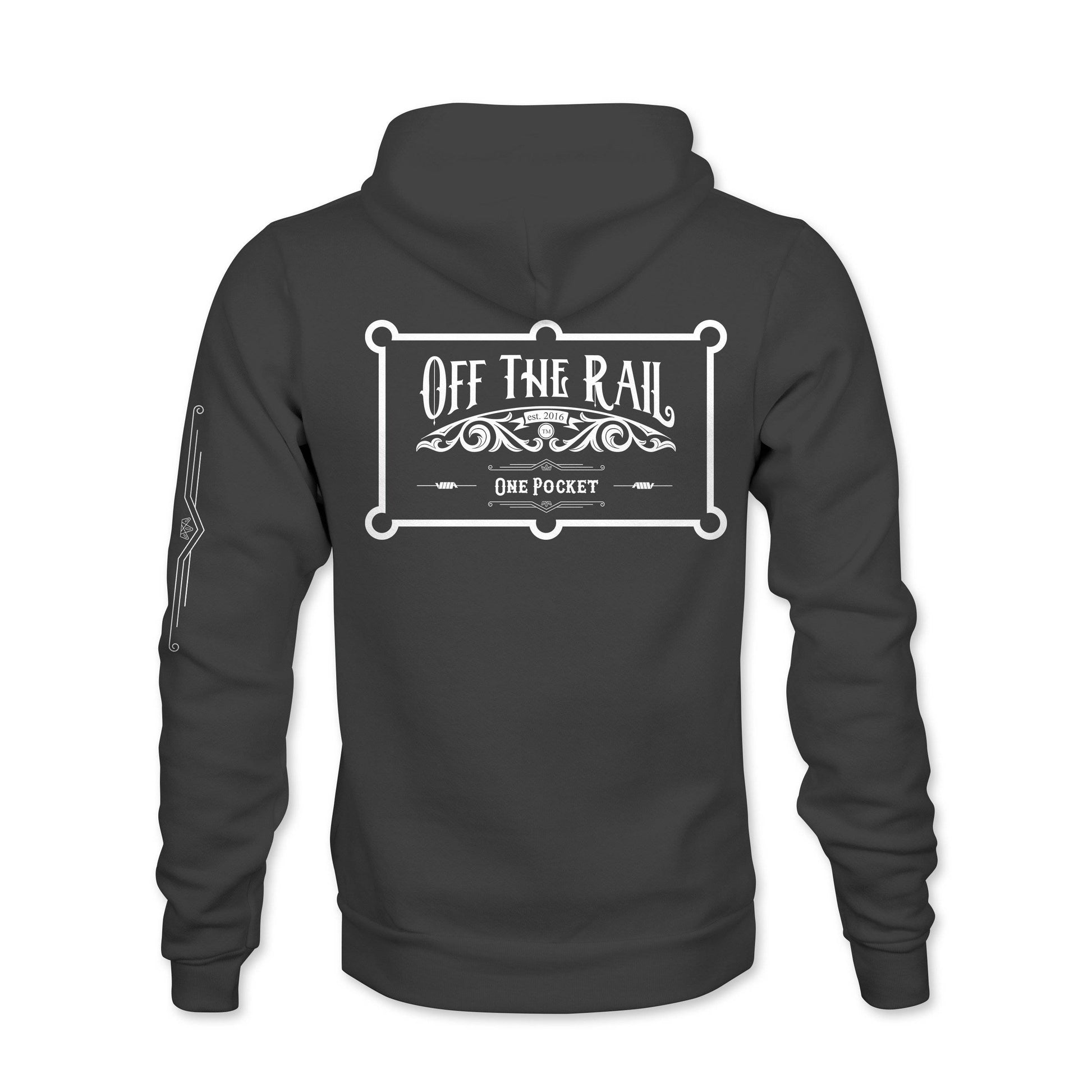 One Pocket Hoodie- Full Zip - Off The Rail Apparel