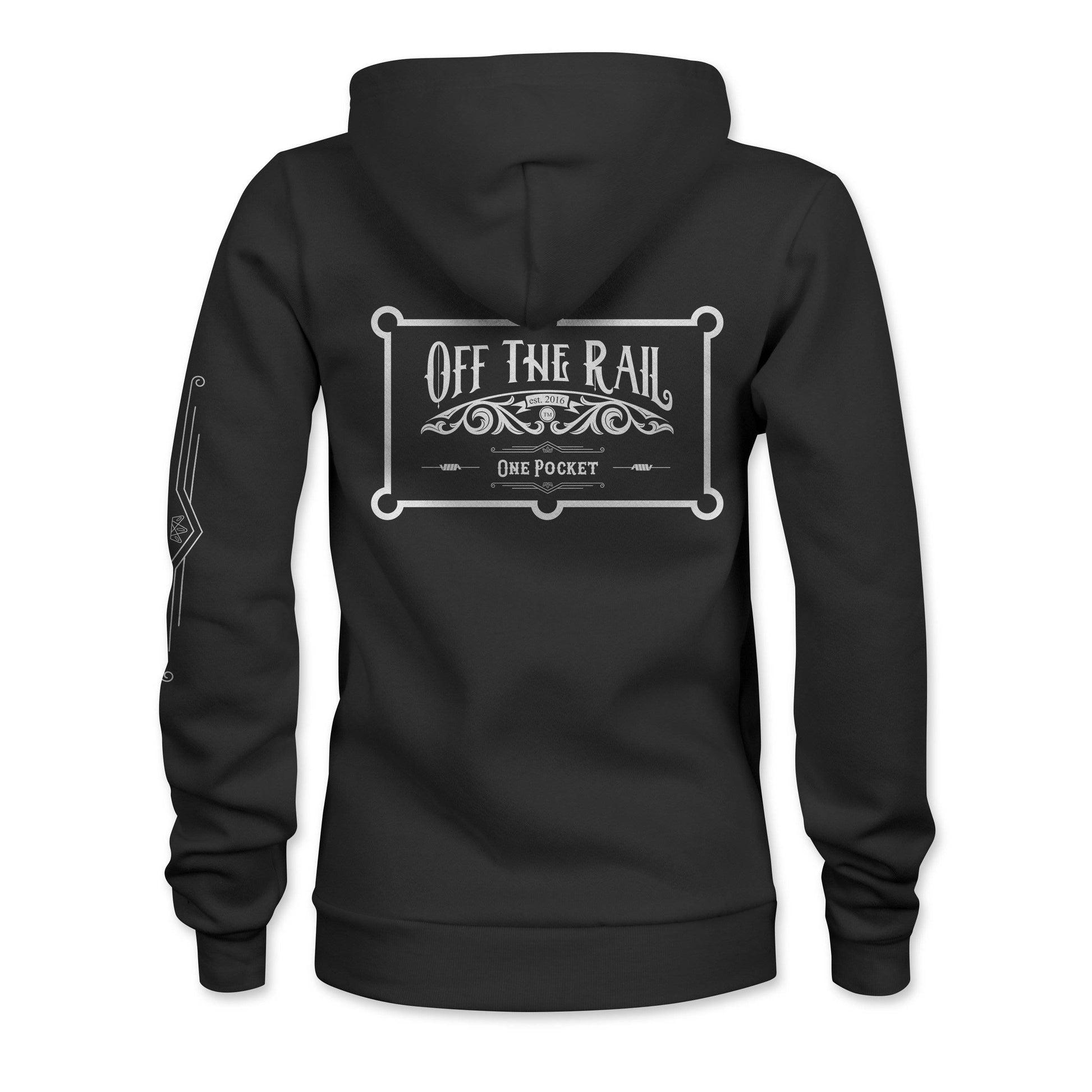 One Pocket Hoodie- Full Zip - Off The Rail Apparel