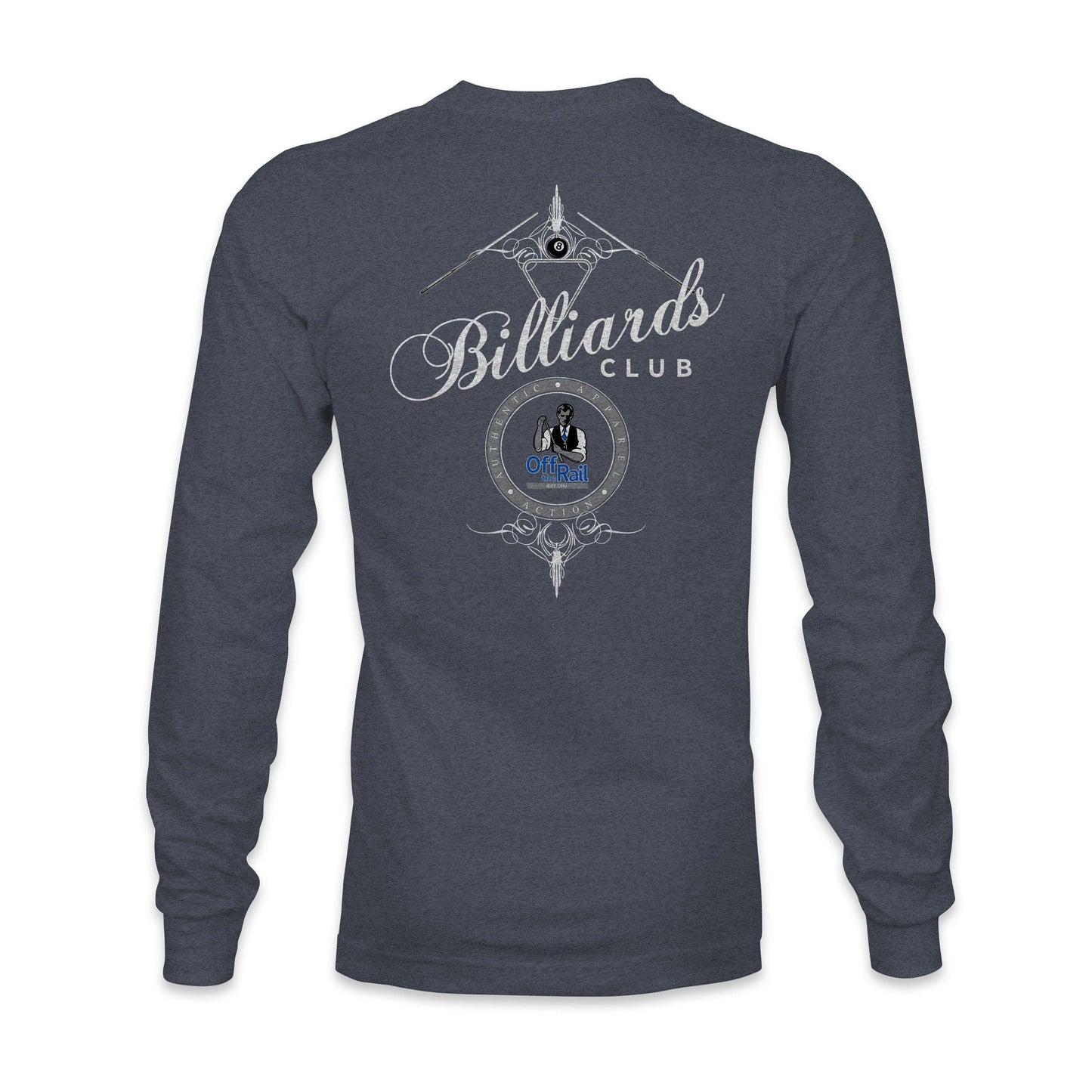 Billiard's Club White Ink Long Sleeve - Off The Rail Apparel