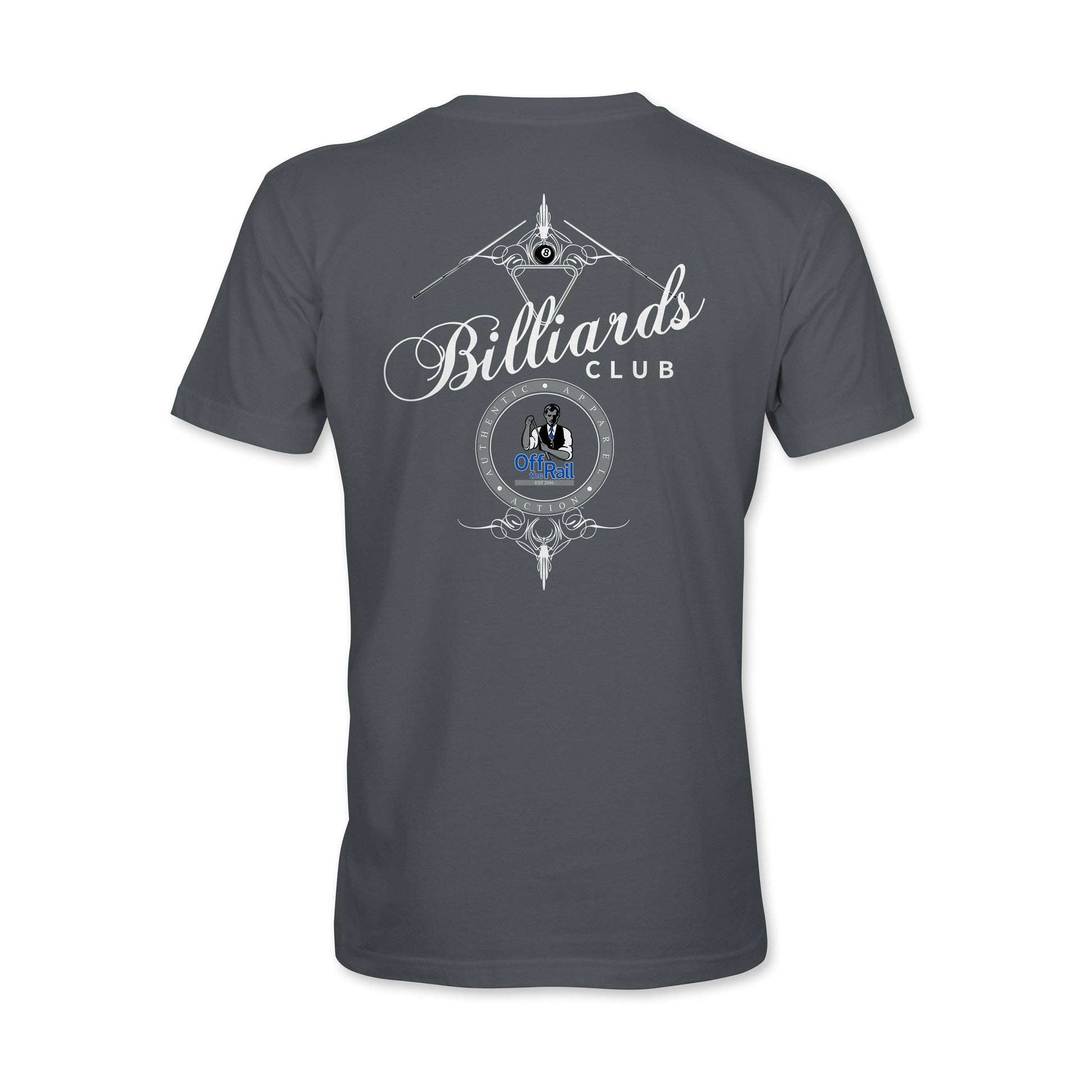 Billiard's Club White Ink T-shirt - Off The Rail Apparel