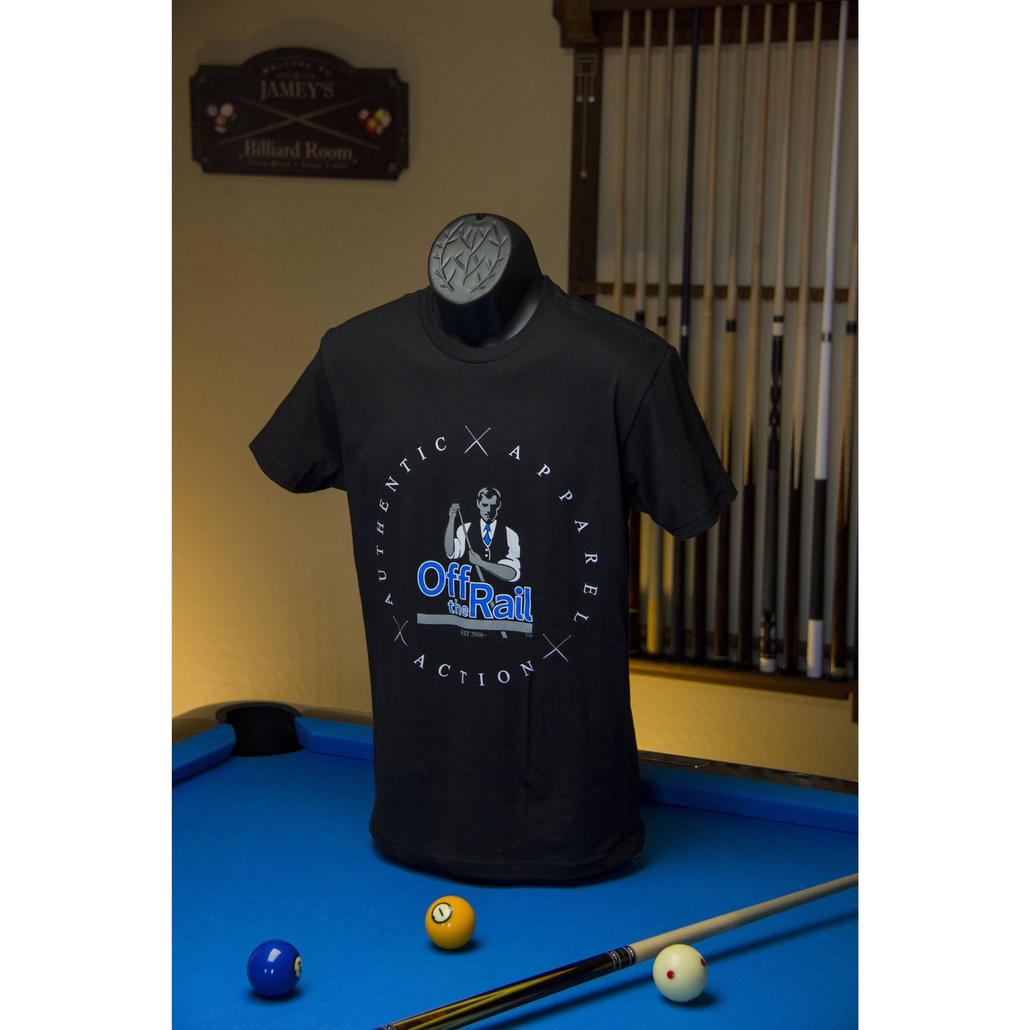 Crossed Cues T-shirt - Off The Rail Apparel