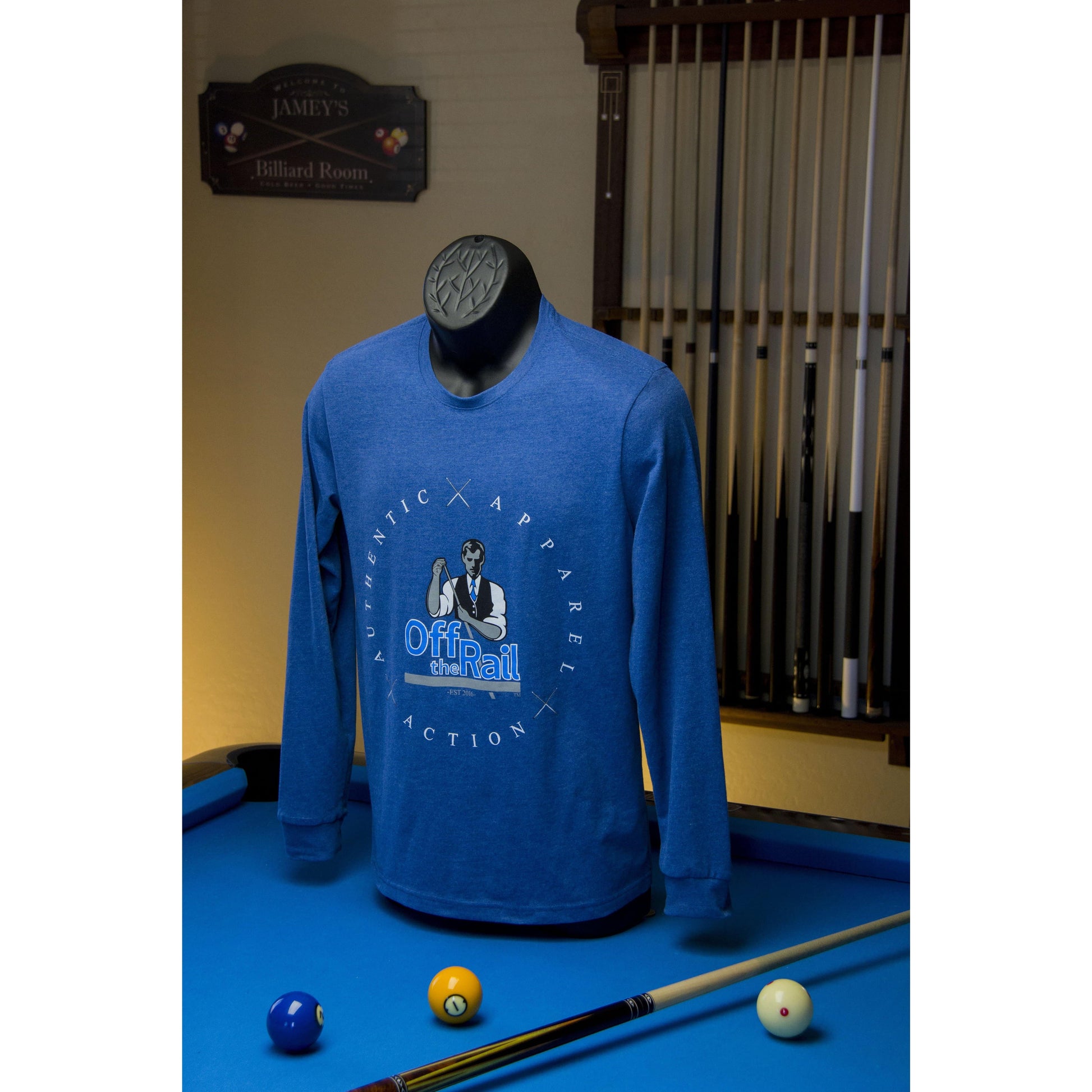 Crossed Cues Long Sleeve - Off The Rail Apparel