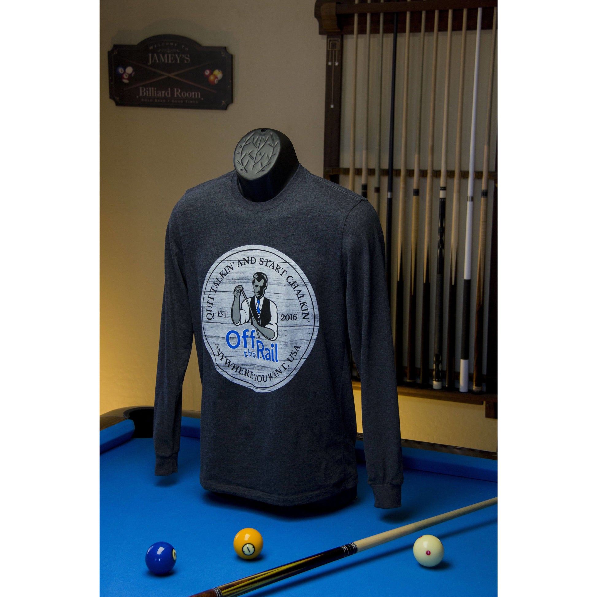 Quit Talkin' Start Chalkin' Long Sleeve - Off The Rail Apparel