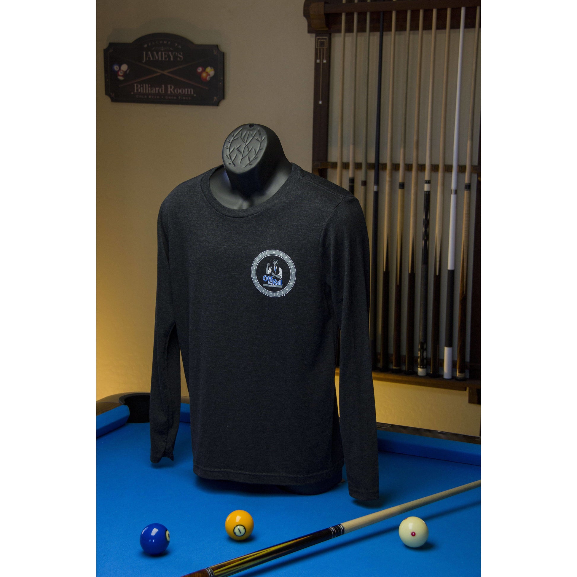 Billiard's Club White Ink Long Sleeve - Off The Rail Apparel