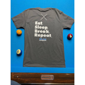 Eat, Sleep, Break, Repeat T-Shirt - Off The Rail Apparel