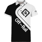 Black & White Diamond Standard Polo - Off The Rail Apparel