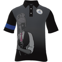 Load image into Gallery viewer, Womens Gray/Black Player Standard Polo - Off The Rail Apparel