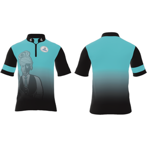 Womens Teal Player Performance Polo - Off The Rail Apparel