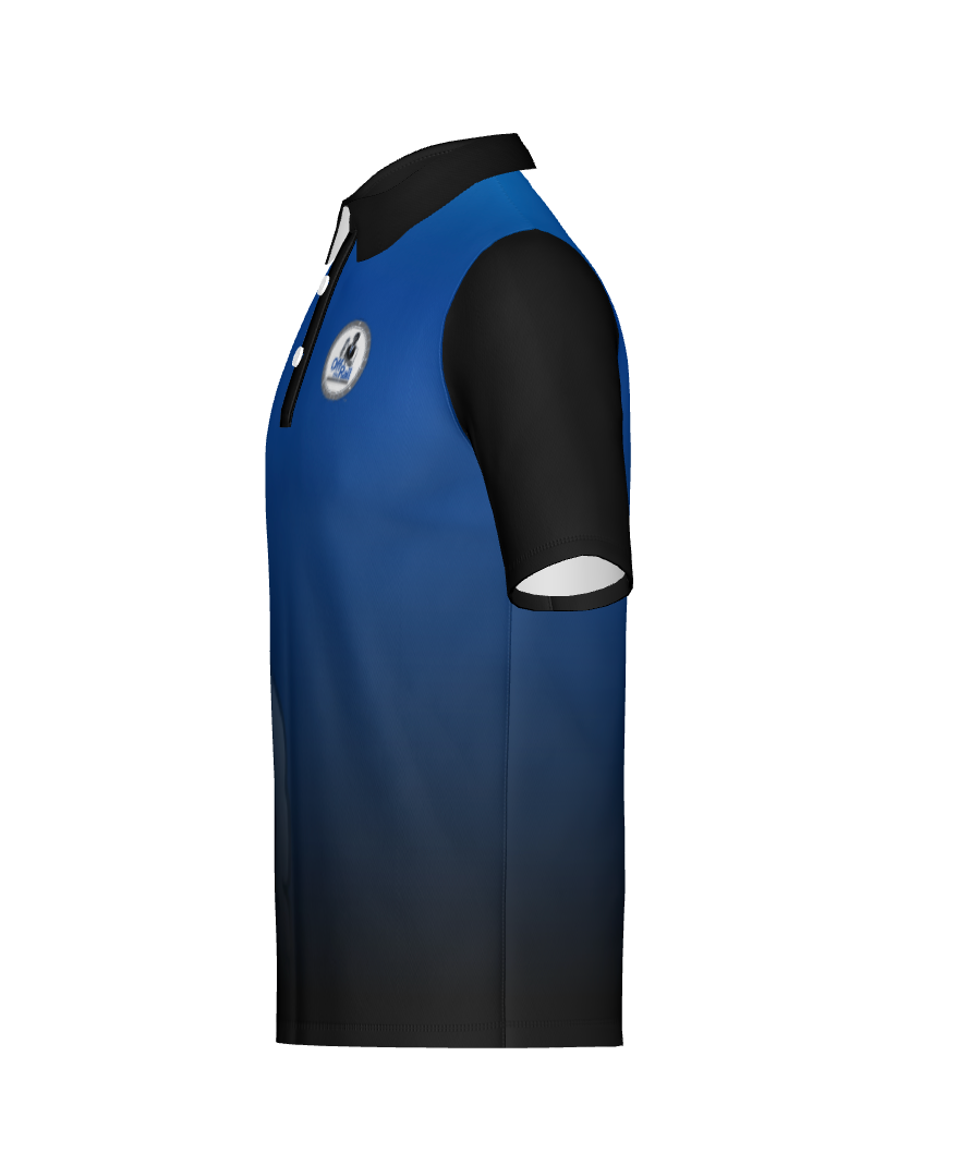 Blue/Black Watermark Standard Polo- Non Customizable