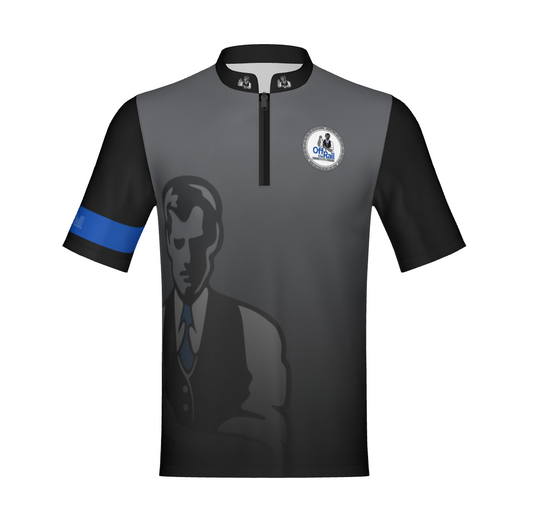 Gray/Black Watermark Performance Polo- Non Customizable