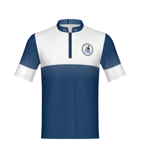 Load image into Gallery viewer, Halftone Blue Fade Performance Polo-Non Customizable