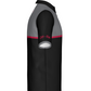 Two-Tone Grey Black with Red Stripe Standard Polo-Non Customizable