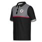 Two-Tone Grey Black with Red Stripe Standard Polo-Non Customizable