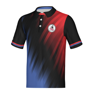 Brushed Patriotic Standard Collar Polo- Non Customizable