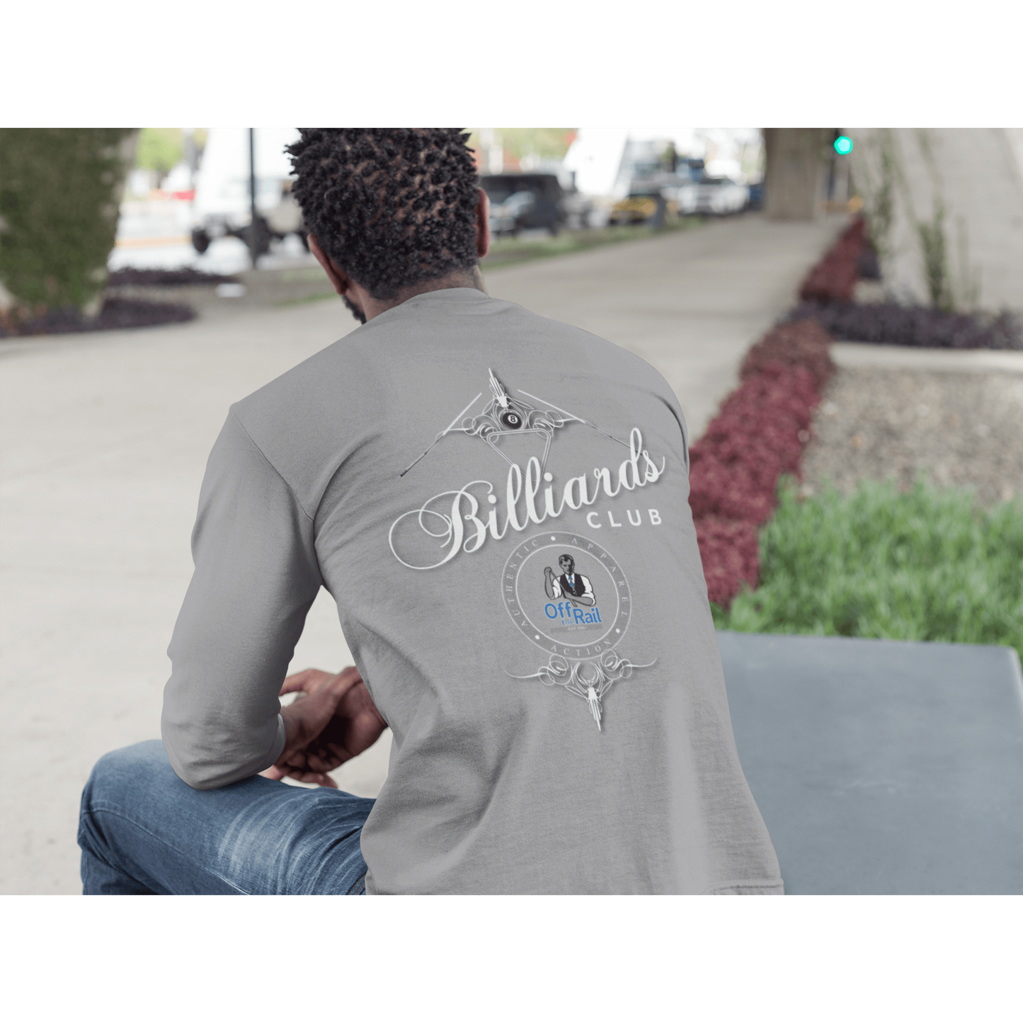 Billiard's Club White Ink Long Sleeve - Off The Rail Apparel