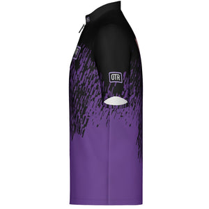 Purple and Black Glitch style- Performance Collar-Customizable