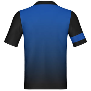 Blue/Black Watermark Mens Logo Standard Button up-Customizeable