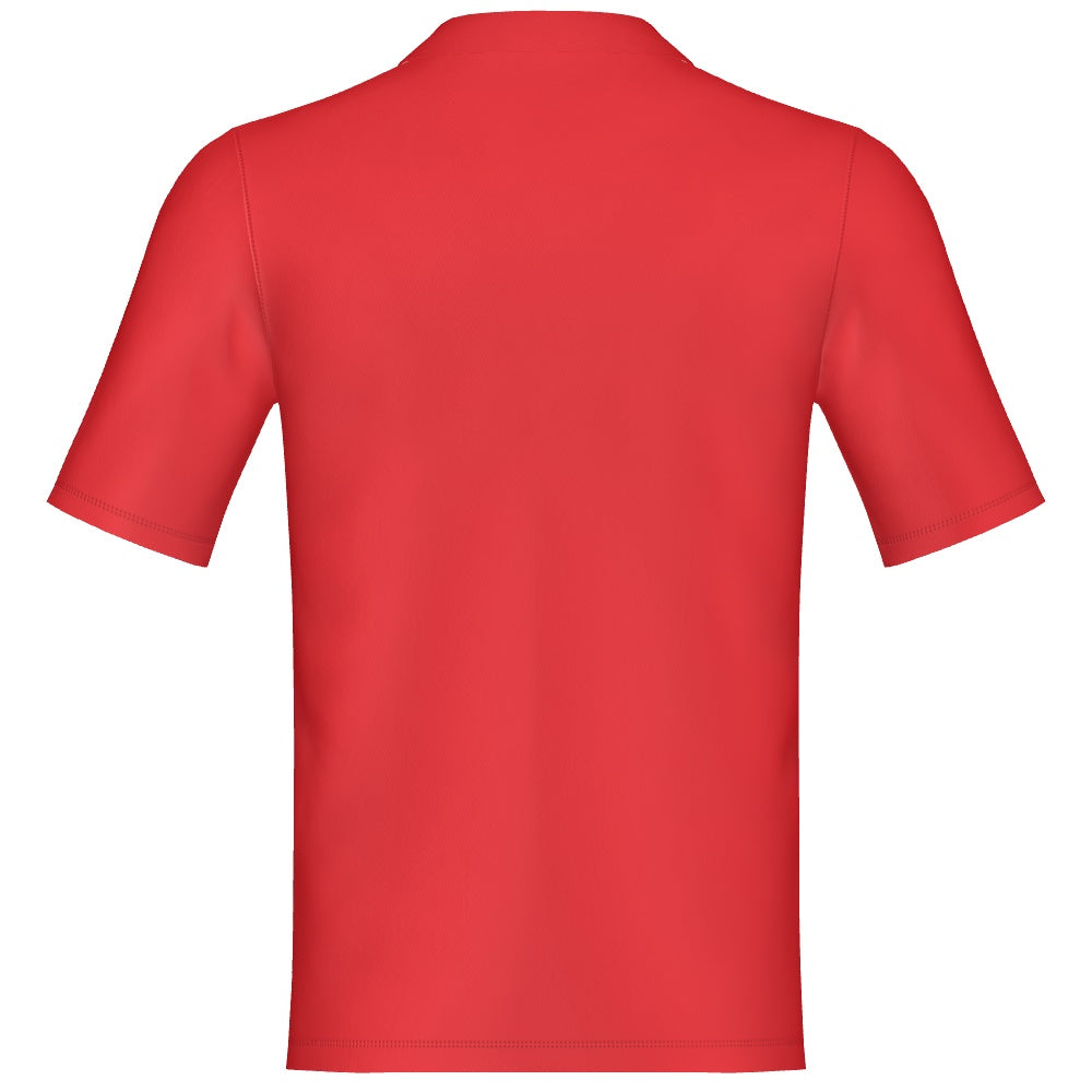 Solid Color Standard Button-up Polo Customizeable